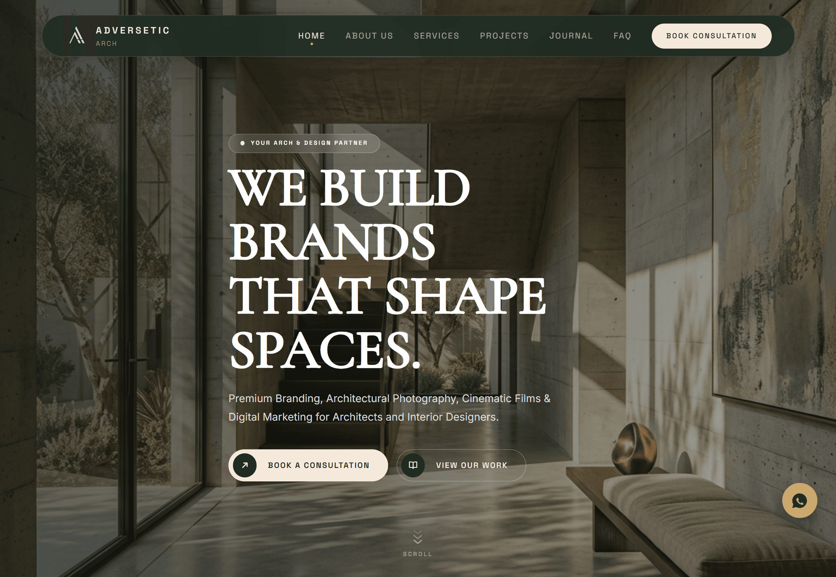 Adversetic Website Screenshot